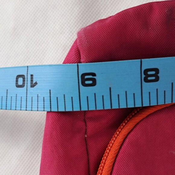 Kipling Kichirou Lunch Bag Pink Crossbody Nylon - Used - Great Condition - Picture 13 of 15